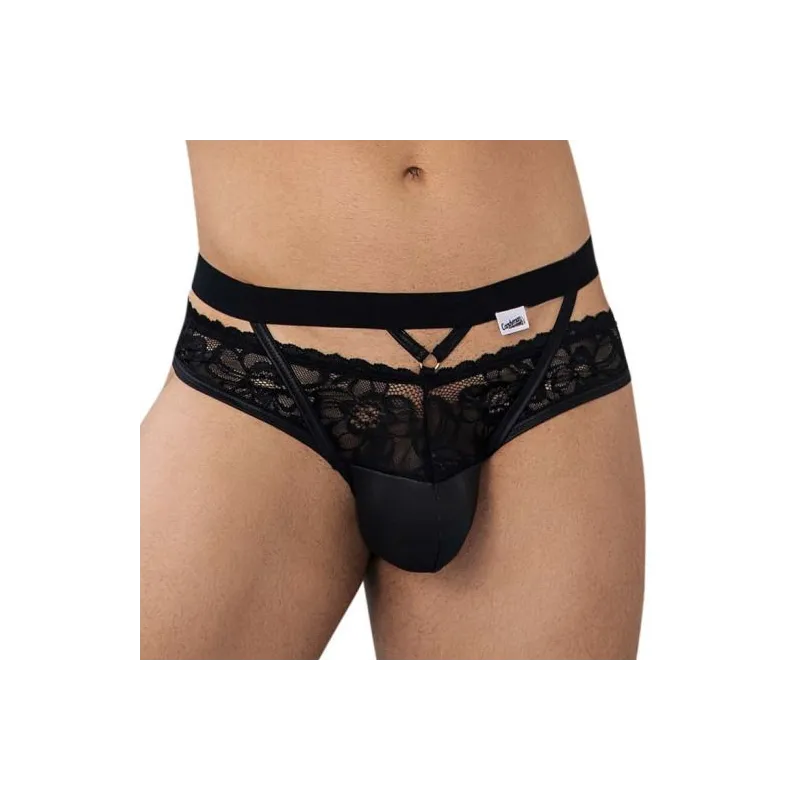 CandyMan Jockstrap Dentelle Lalita Noir
